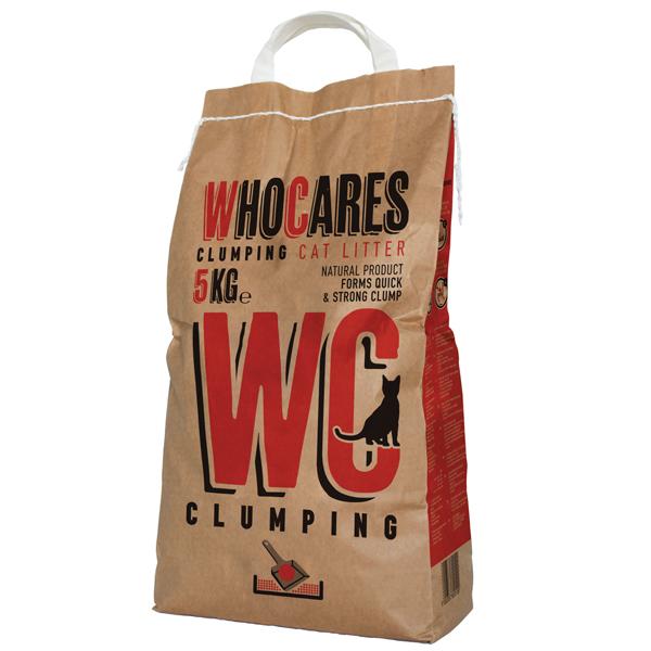 WC Who Cares Clumping ГРУДКУЮЧИЙ наповнювач для котячих туалетів 5 кг (800109)